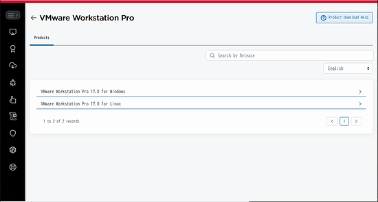 ProductDownloadsページ